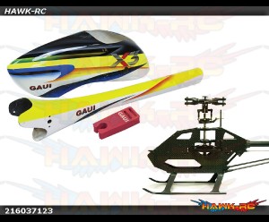 X3 Basic Kit + Star Light Yellow Canopy & Tail Boom